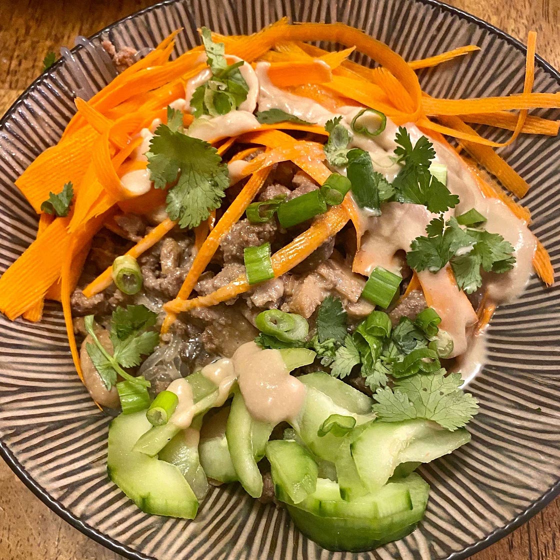Korean Glass Noodle Recipe with Ground Beef (Paleo, AIP)