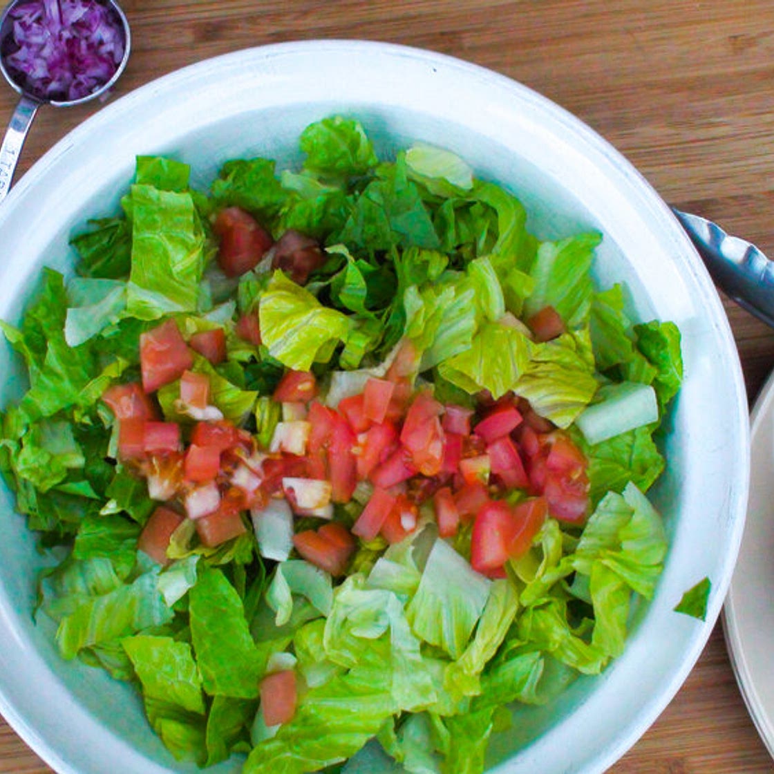 : ethiopian salad, ethiopian green salad recipe, ethiopian salata — Eleni's Kitchen - Ethiopian Favorites
