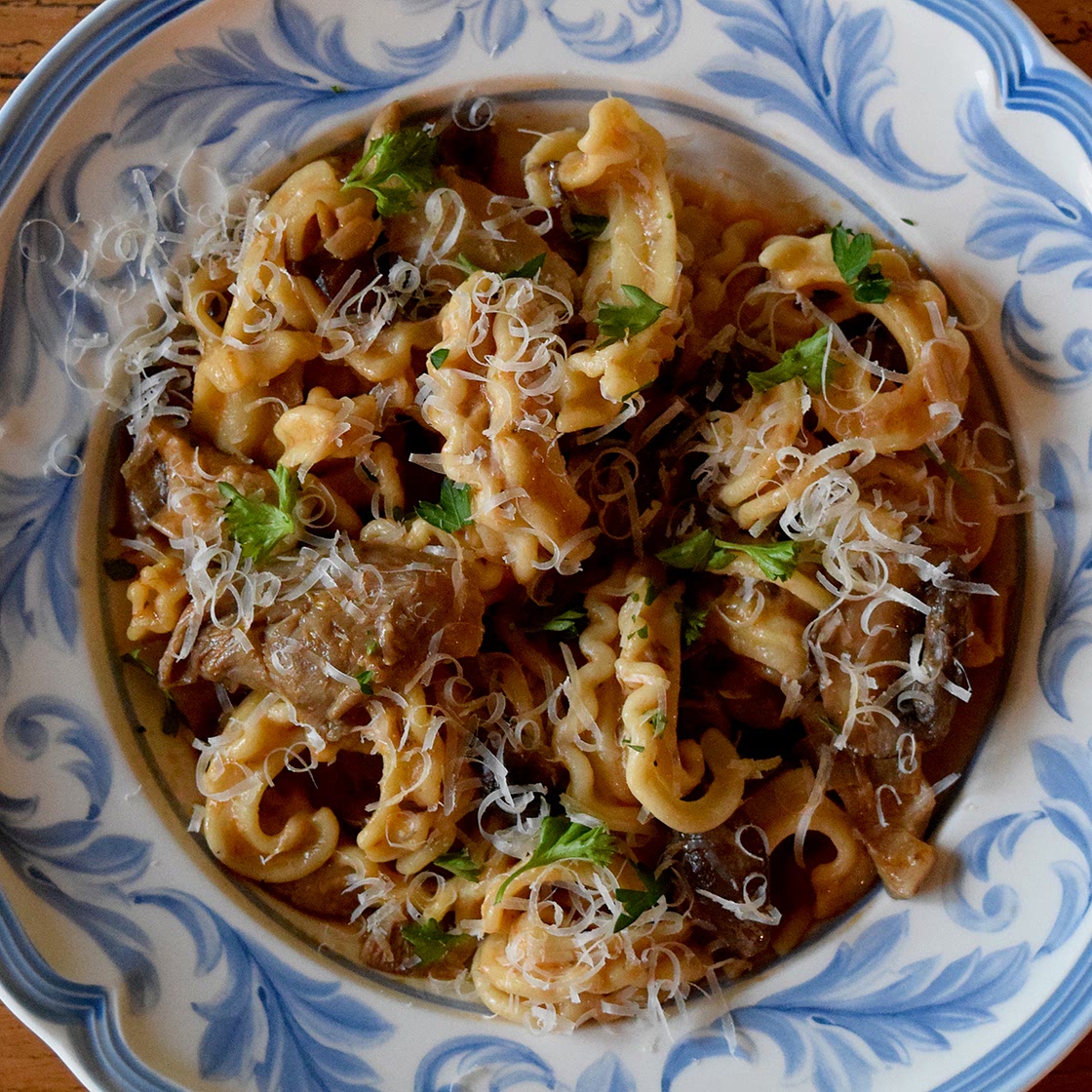 Cascatelli with Mushroom Ragu