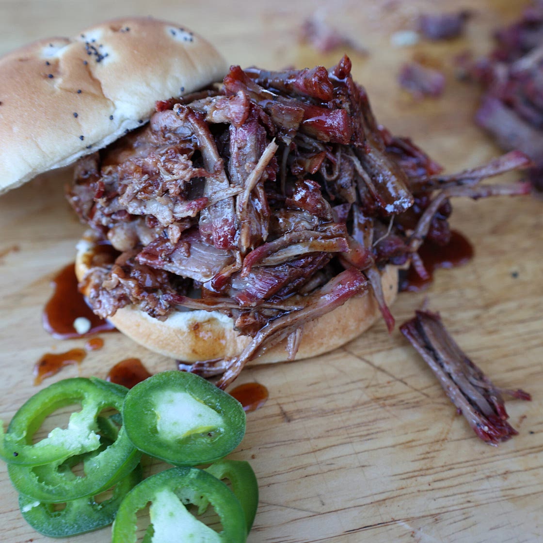 BBQ Pulled Beef Sandwich