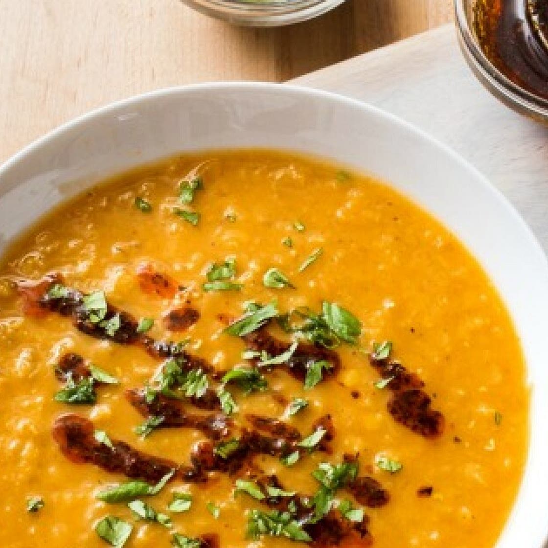 Red Lentil Soup with North African Spices