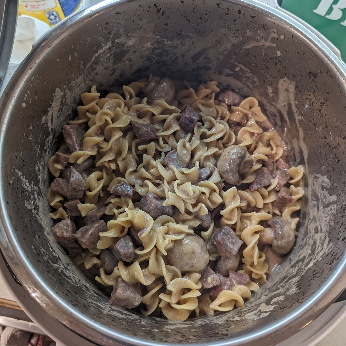 Instant Pot Beef Stroganoff Recipe