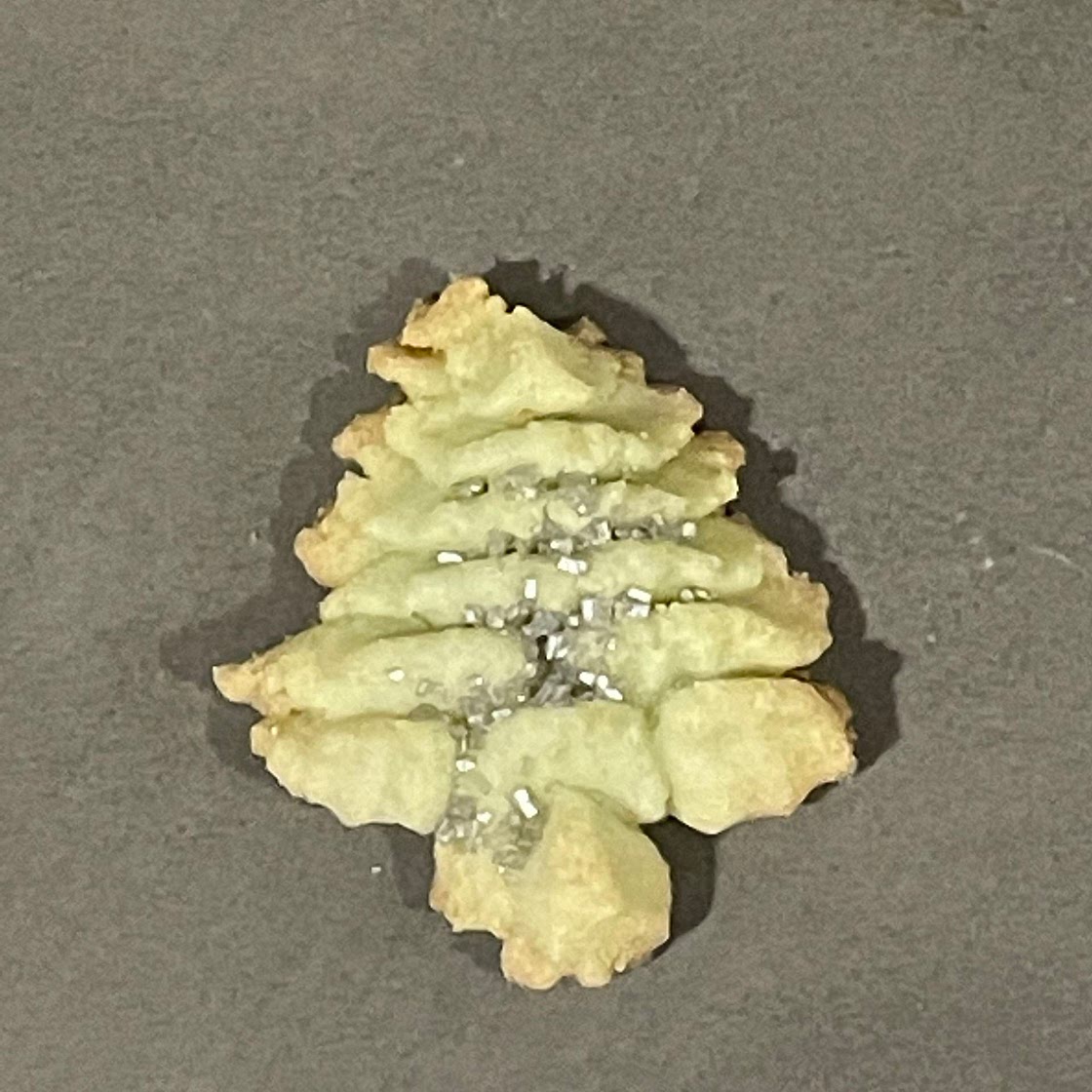 Green Christmas Tree Cookies