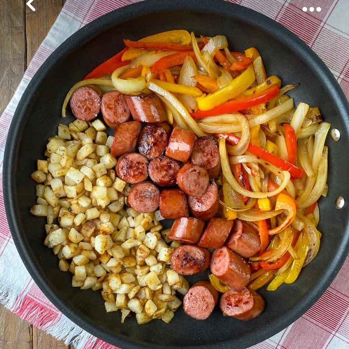 Pepper potato sausage skillet (THM E)