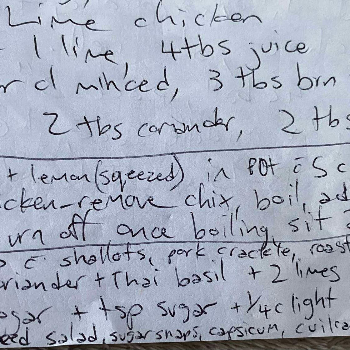 Lime chicken