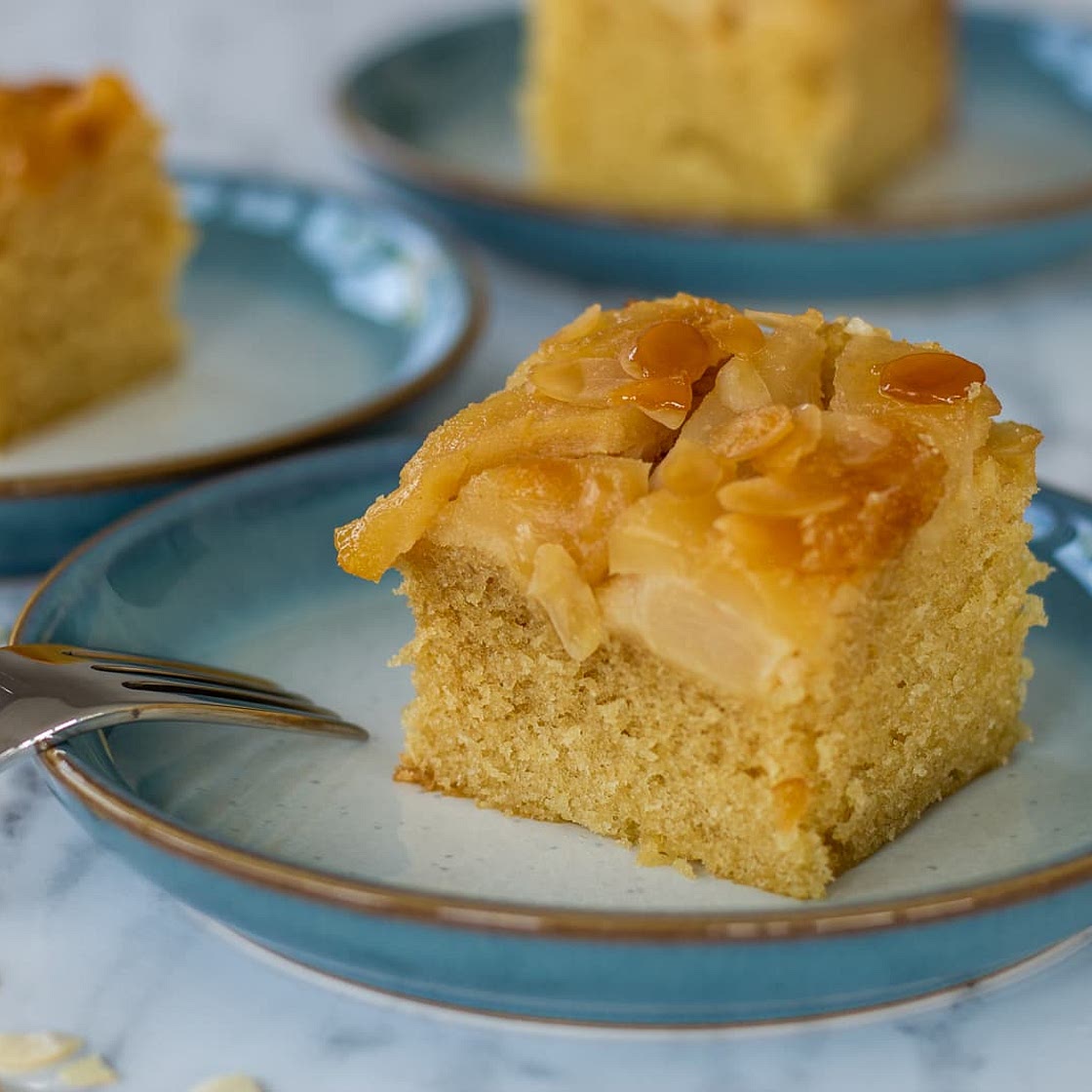 Slow Cooker Pear and Almond Sponge