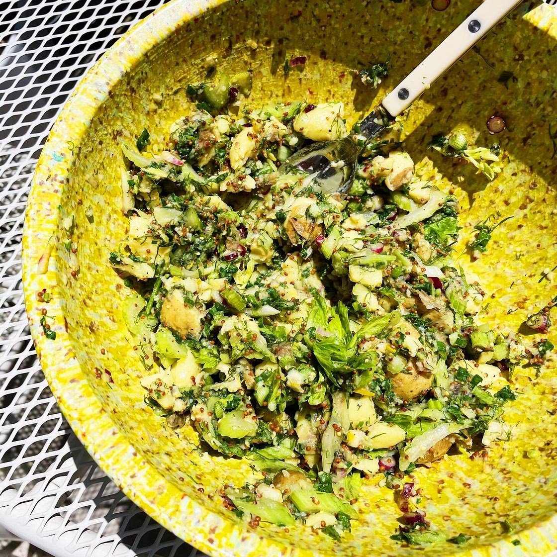 Potato Salad with Celery and Mustard — Alison Roman