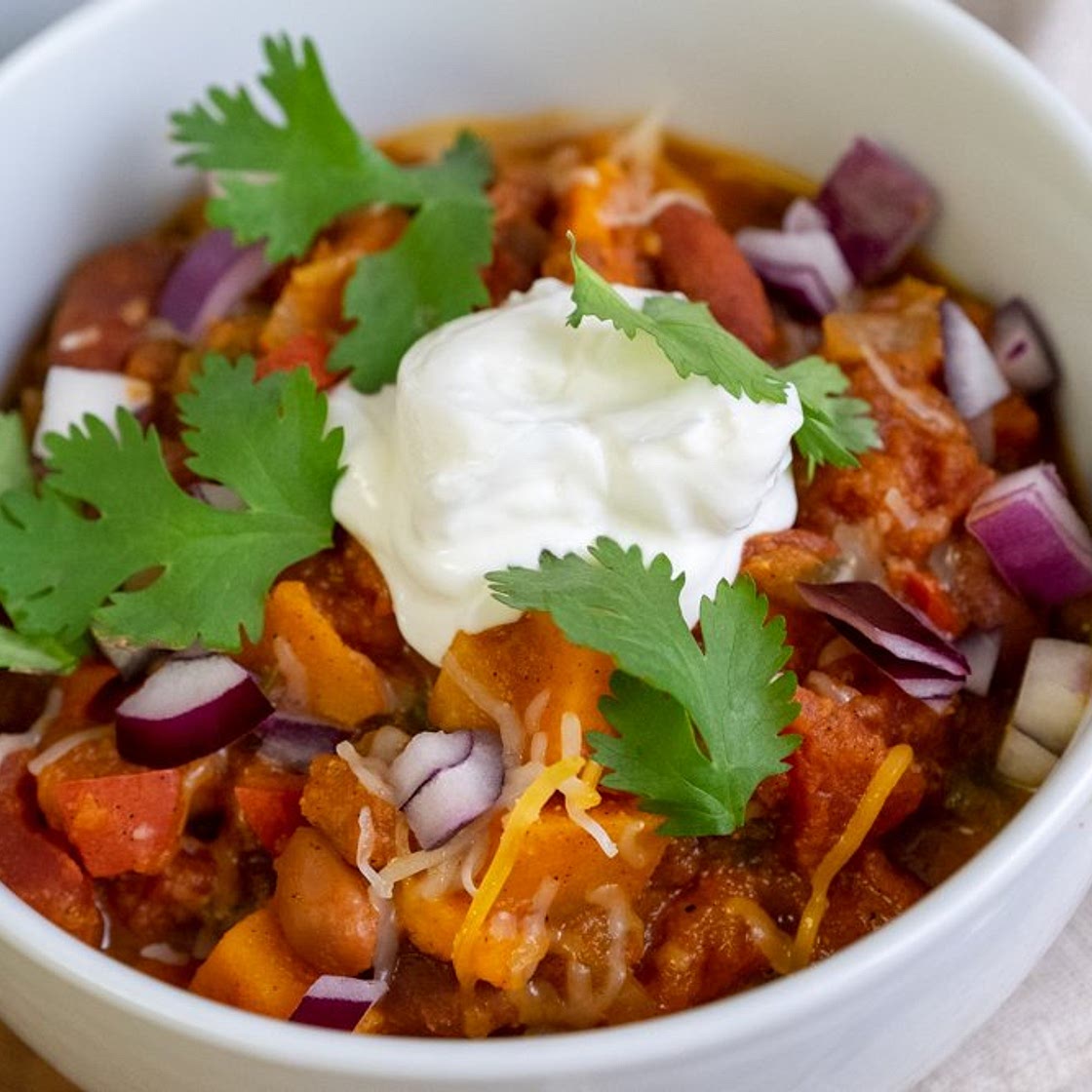 Pumpkin and Bean Chili