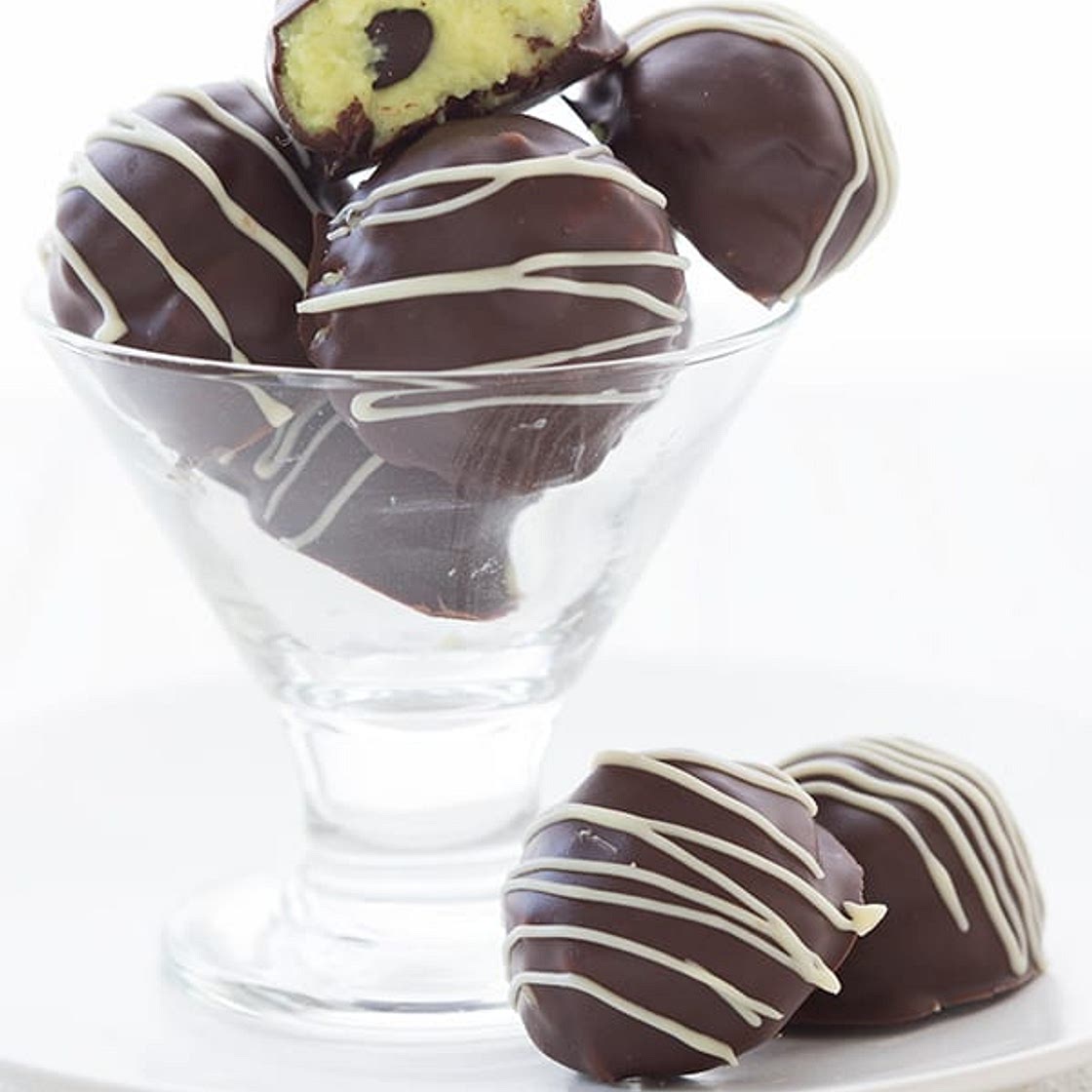 Mint Chocolate Chip Truffles