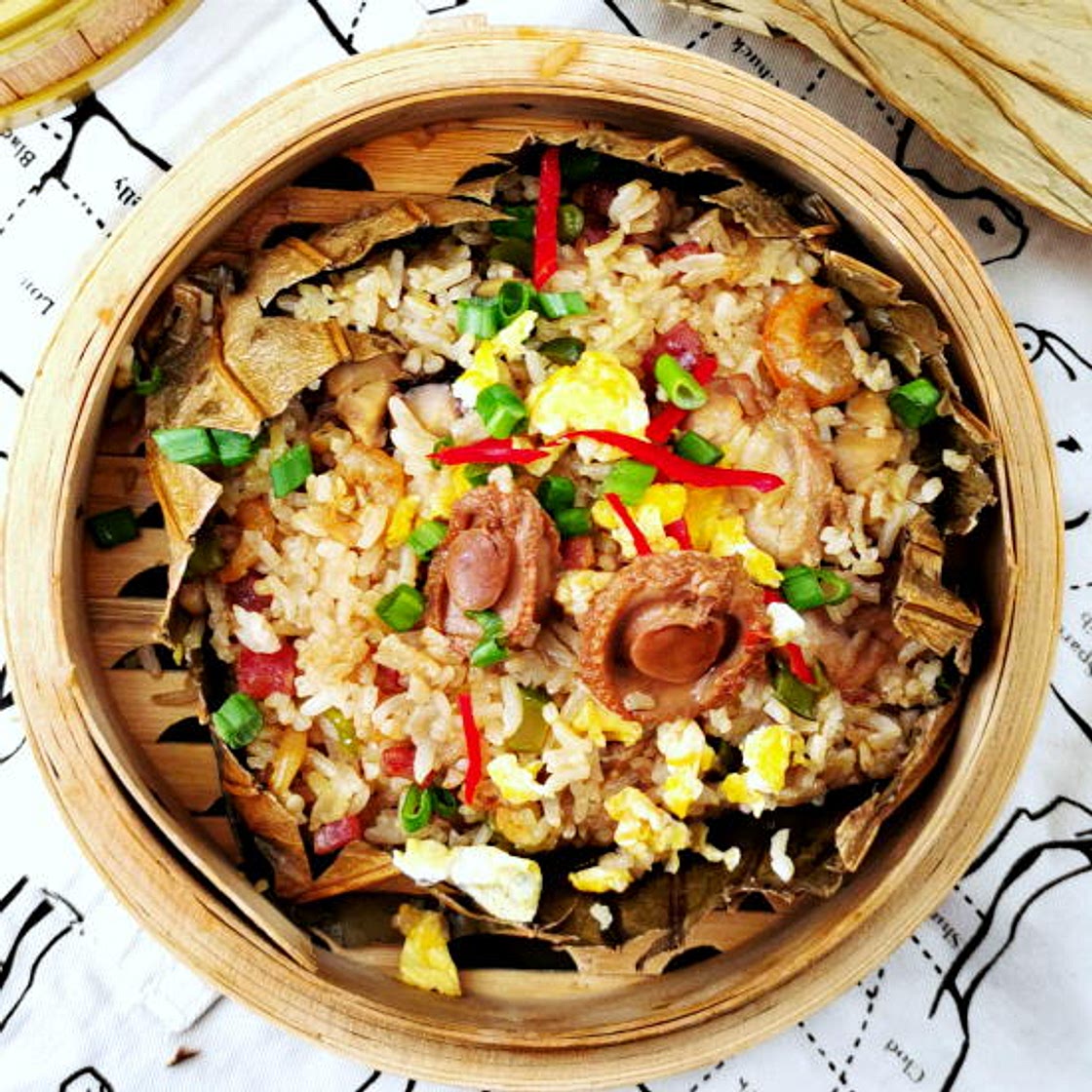 Lotus Leaf Rice- How to make it at home (absolutely delicious)