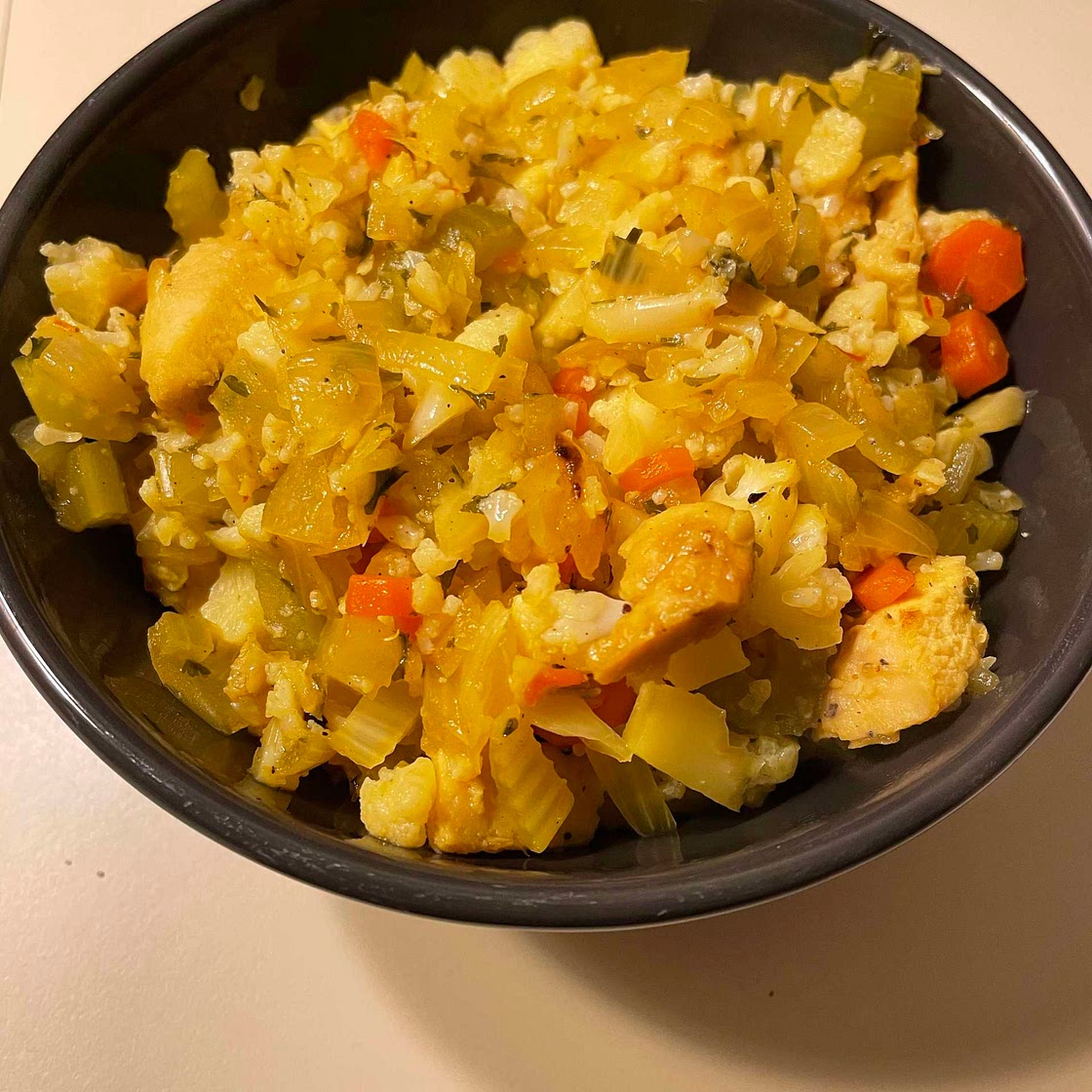 Riced Cauliflower Pilaf [HMC]