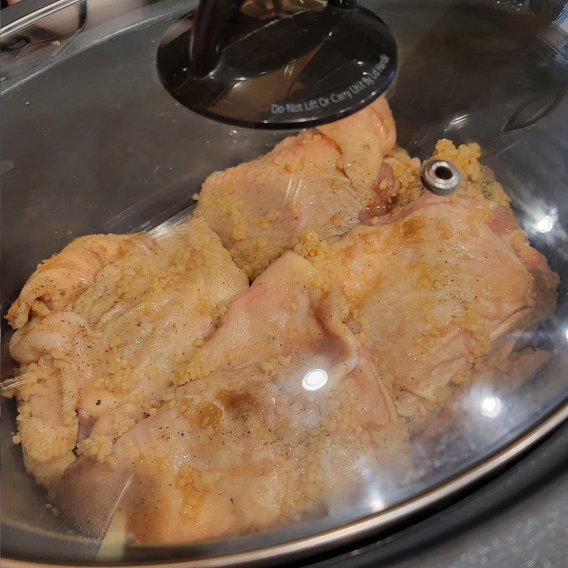 Slow Cooker Brown Sugar Garlic Chicken