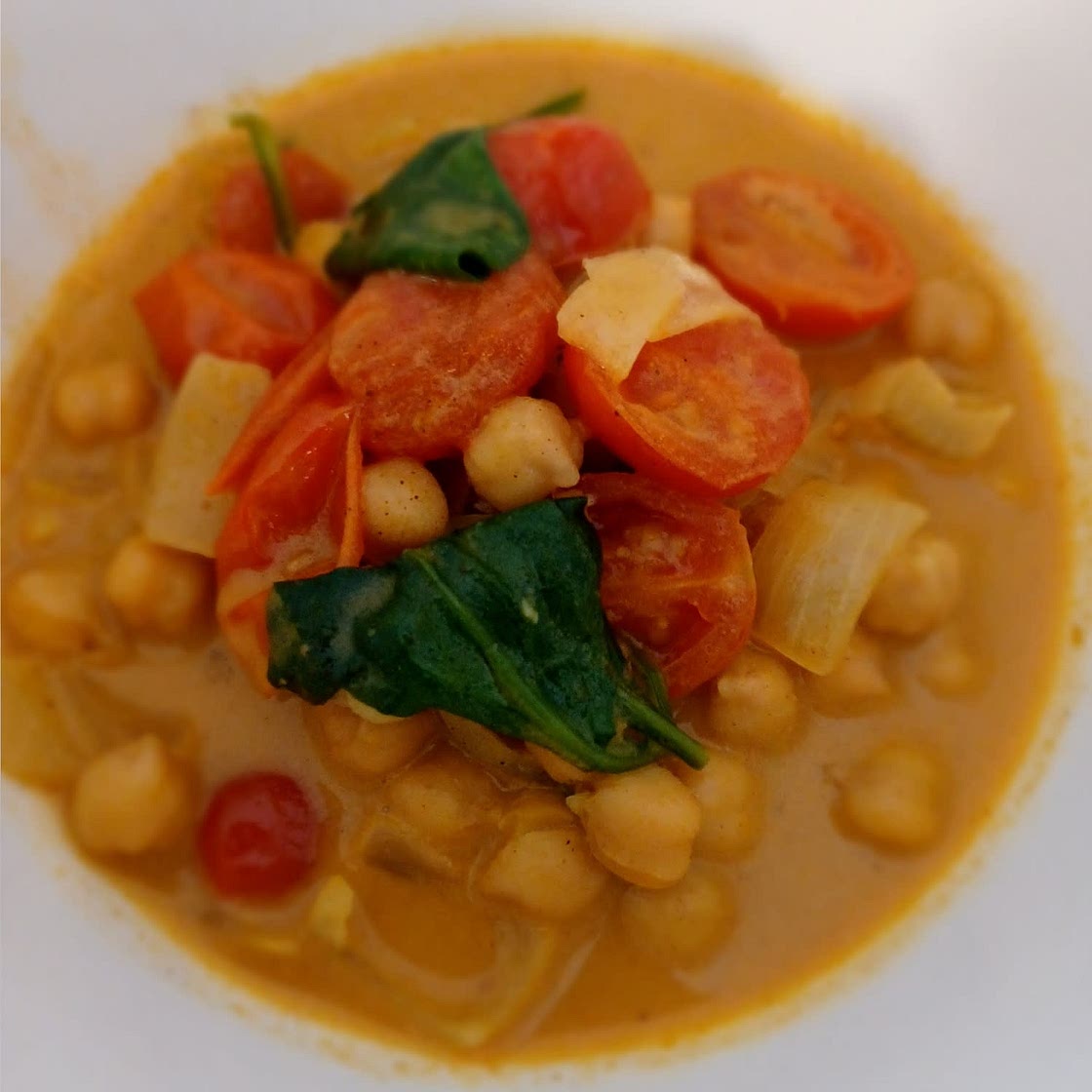 Chickpea Spinach Curry