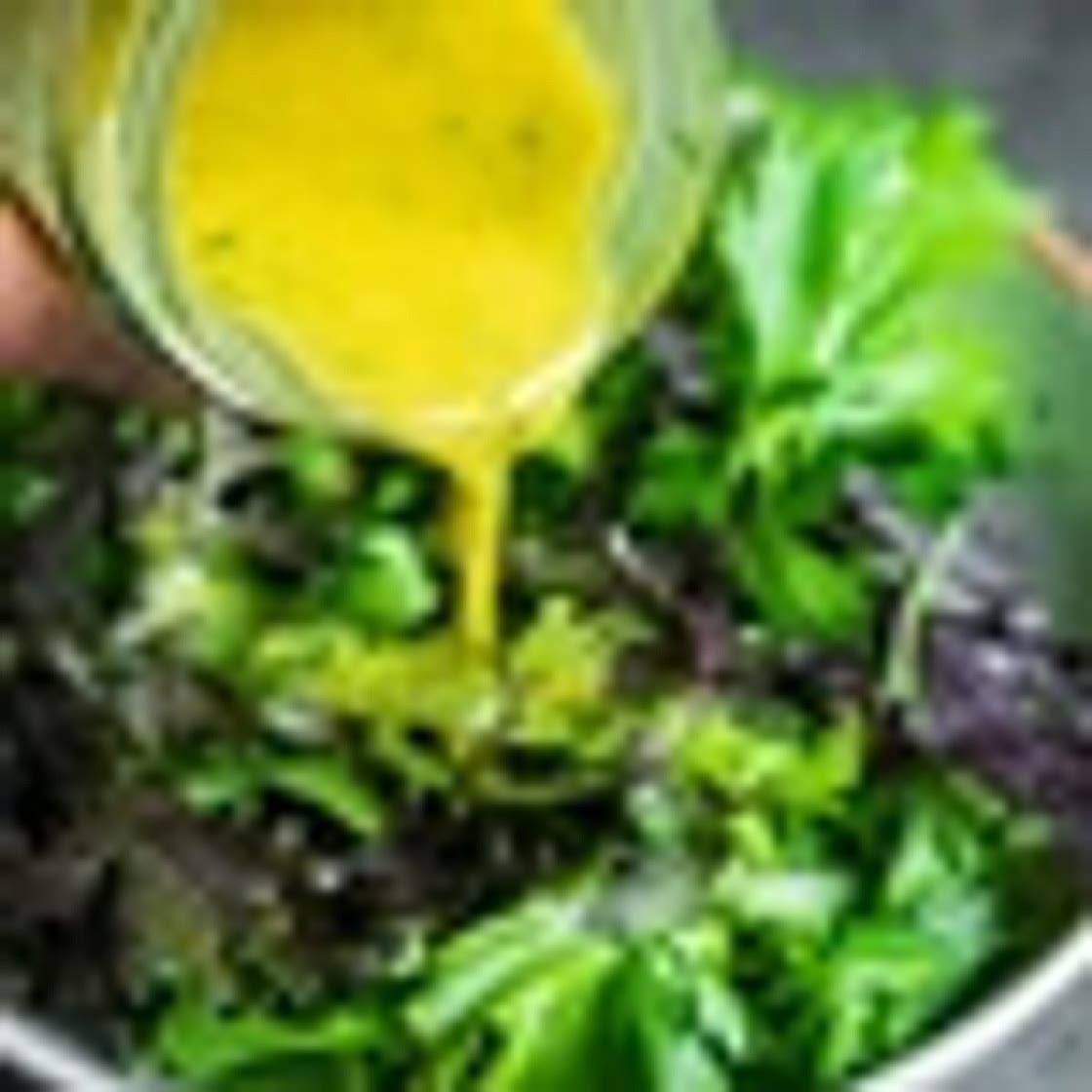 Jam jar salad dressings