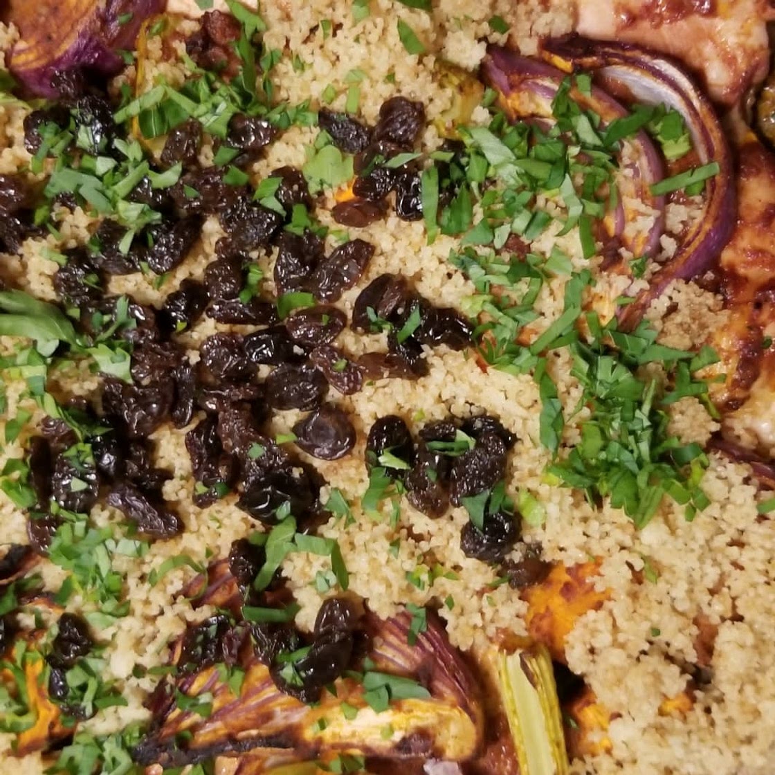 Moroccan-Inspired Chicken Couscous