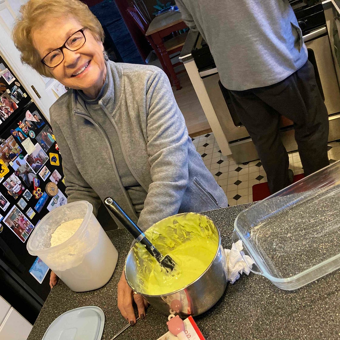 Carol’s Pistachio Coffee Cake