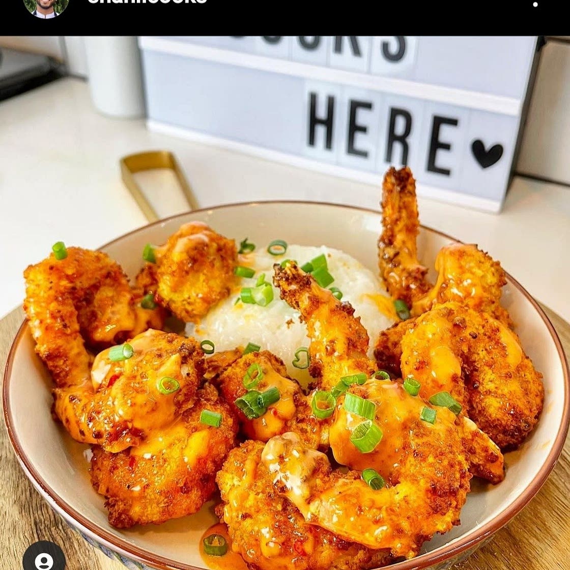 Air Fryer Bang Bang Shrimp