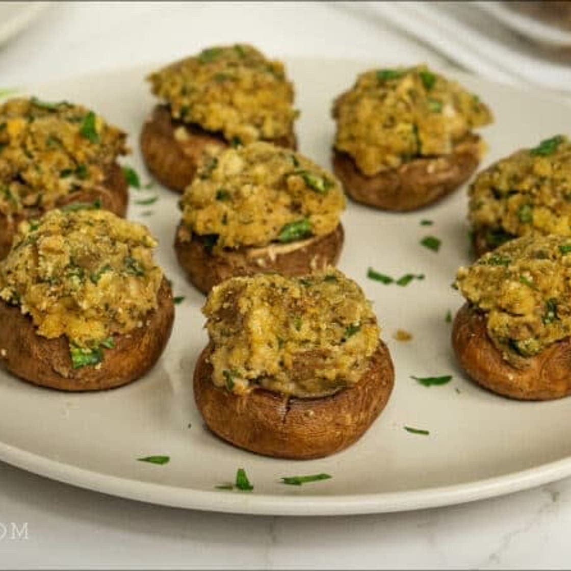 Garlic & Herb Stuffed Mushrooms