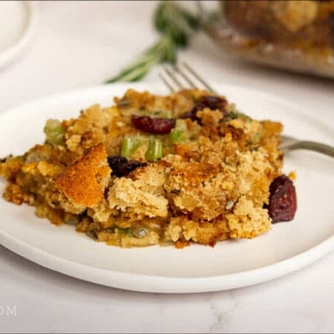 Corn-free Cornbread Stuffing