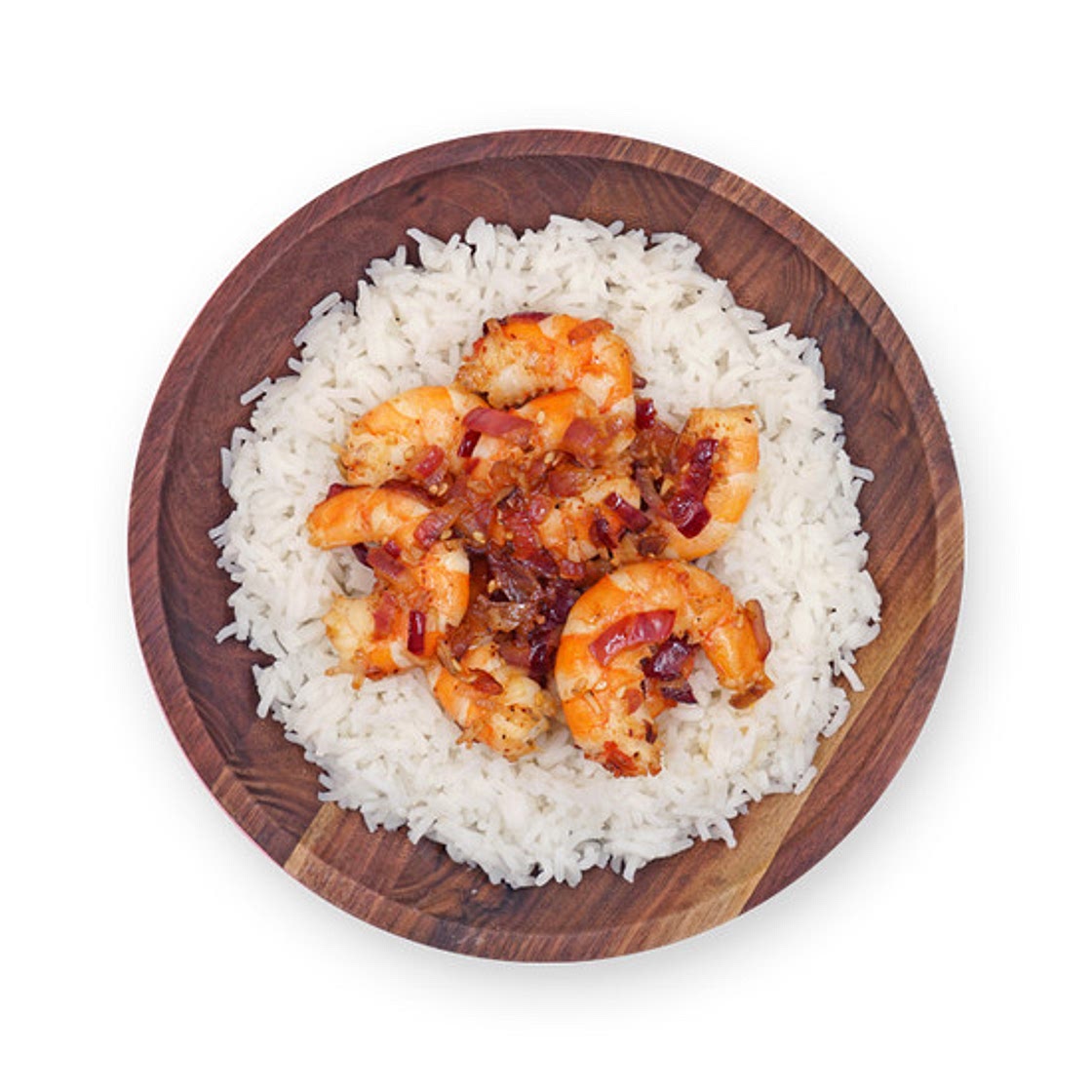 Crevettes miel sésame