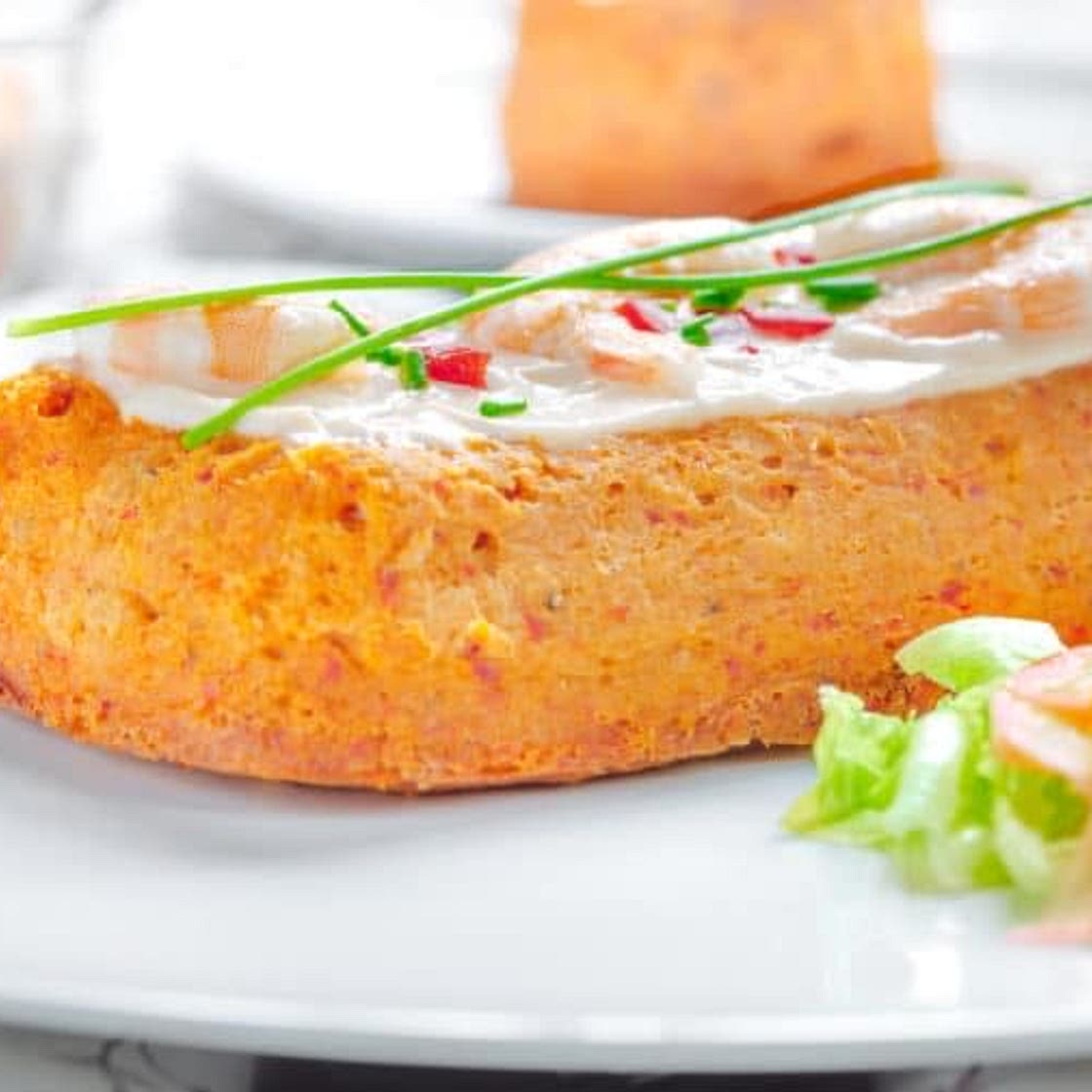 Cake au poisson et ciboulette