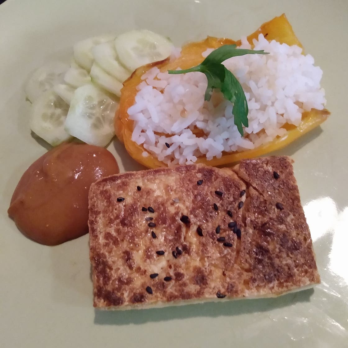 Easy Crispy Japanese Tofu Steak