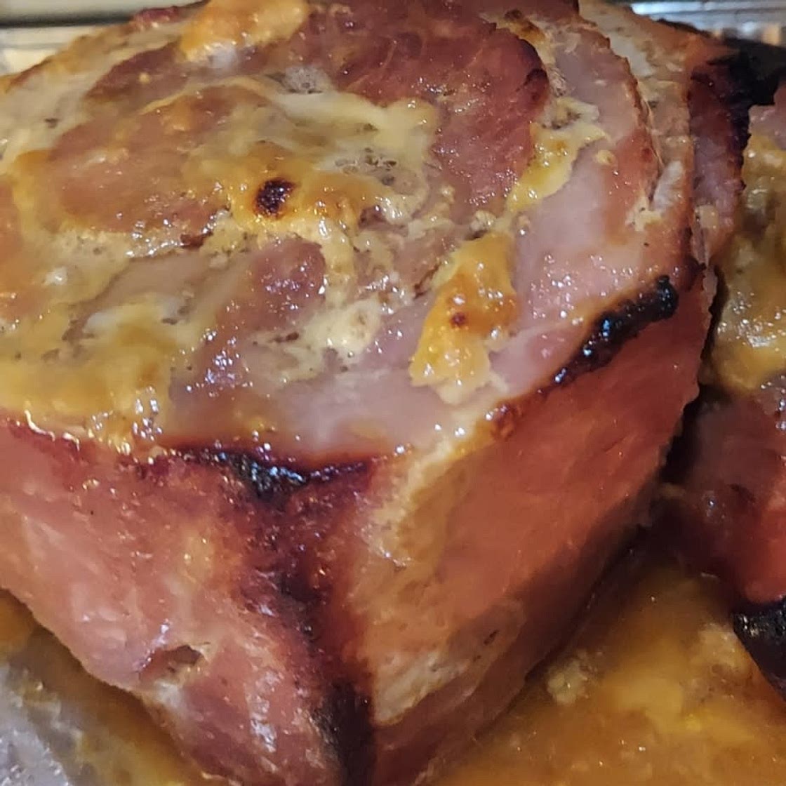 Slow Cooker Honey Glazed Ham