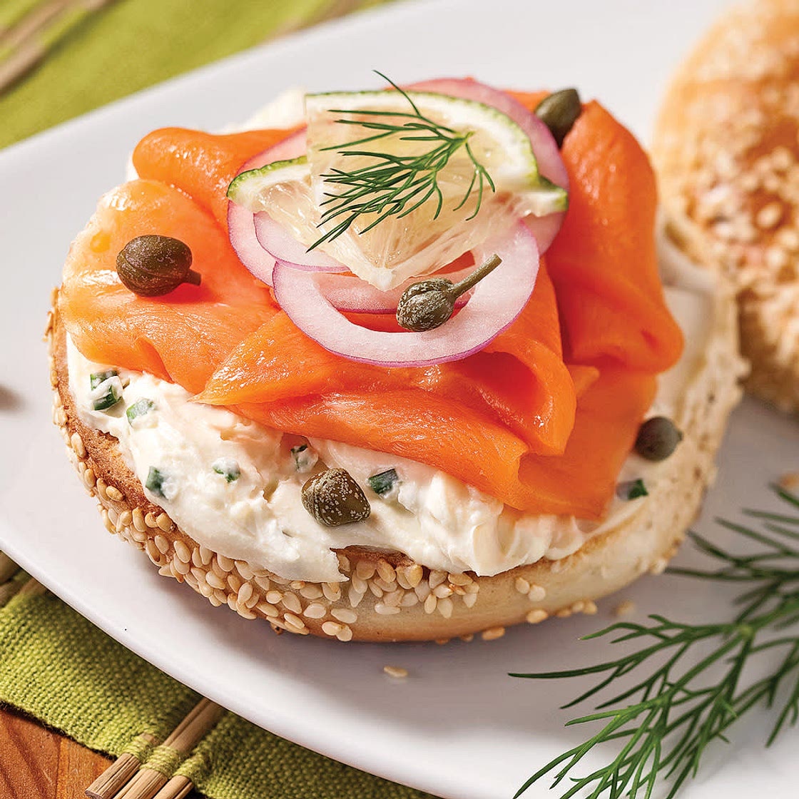Bagel au saumon fumée 