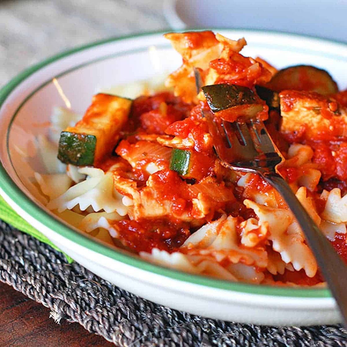 Chicken Zucchini Pasta