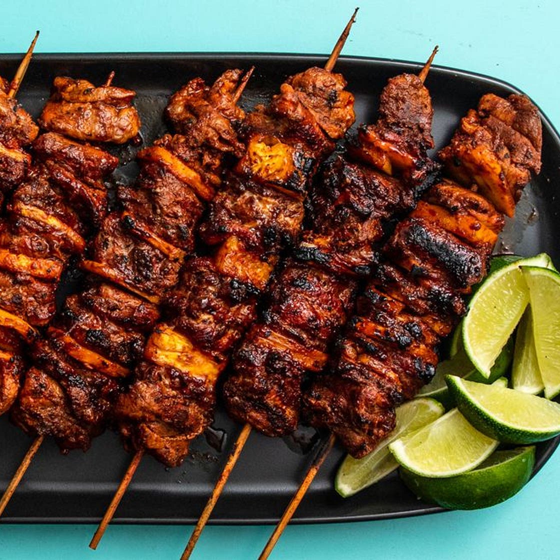 Charcoal-Grilled Al Pastor Skewers Recipe