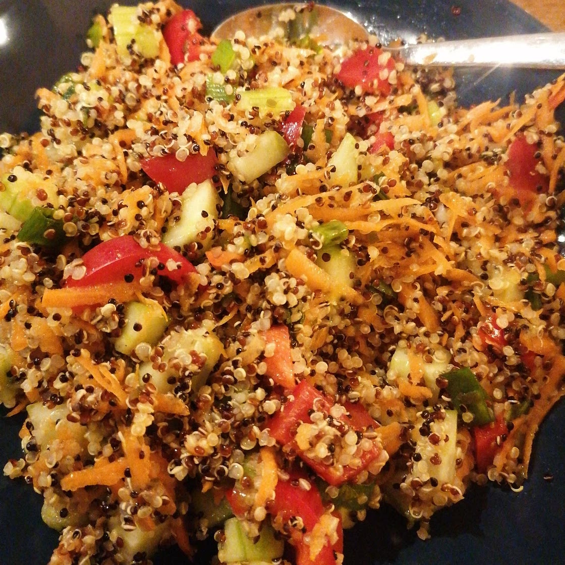 Thai Quinoa Salad with Fresh Herbs and Lime Vinaigrette