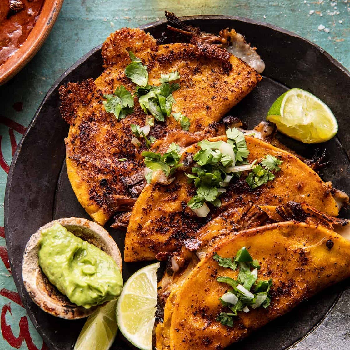 Crispy Braised Chipotle Beef Tacos