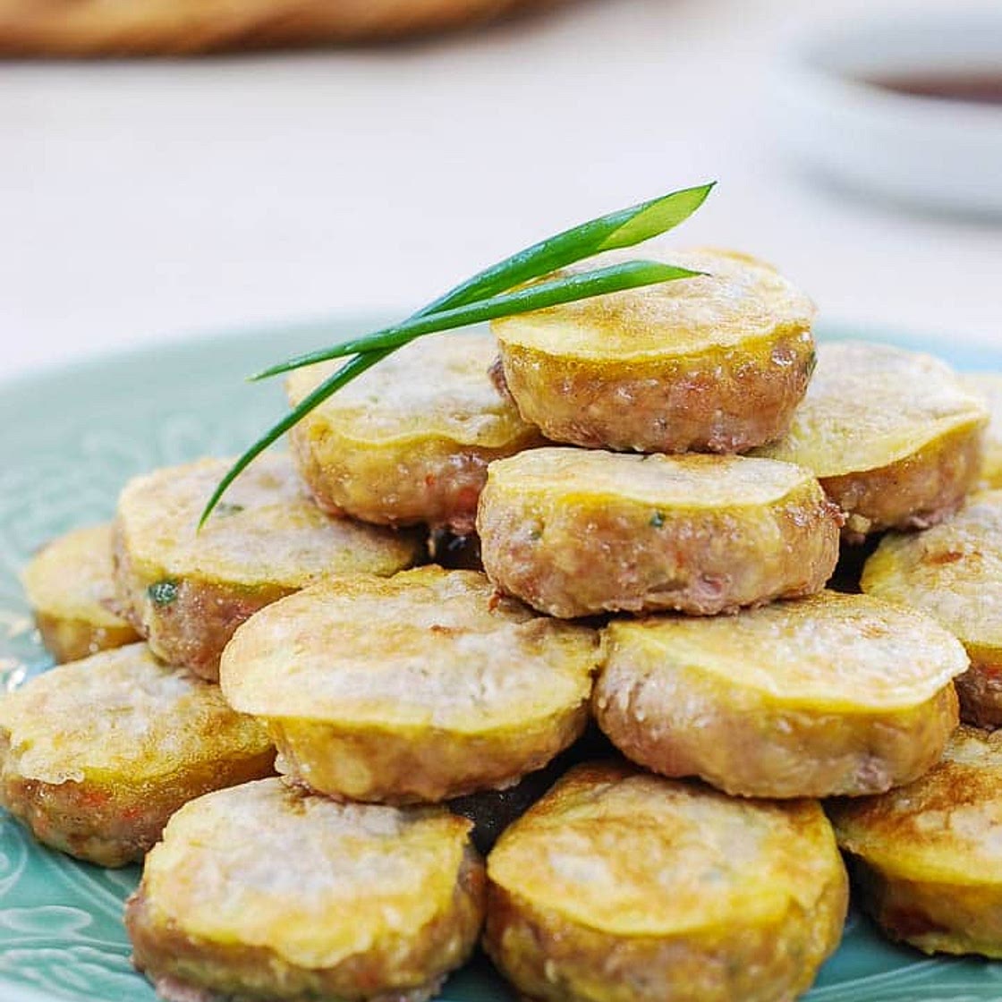 Wanjajeon (Pan-fried egg battered meat balls)
