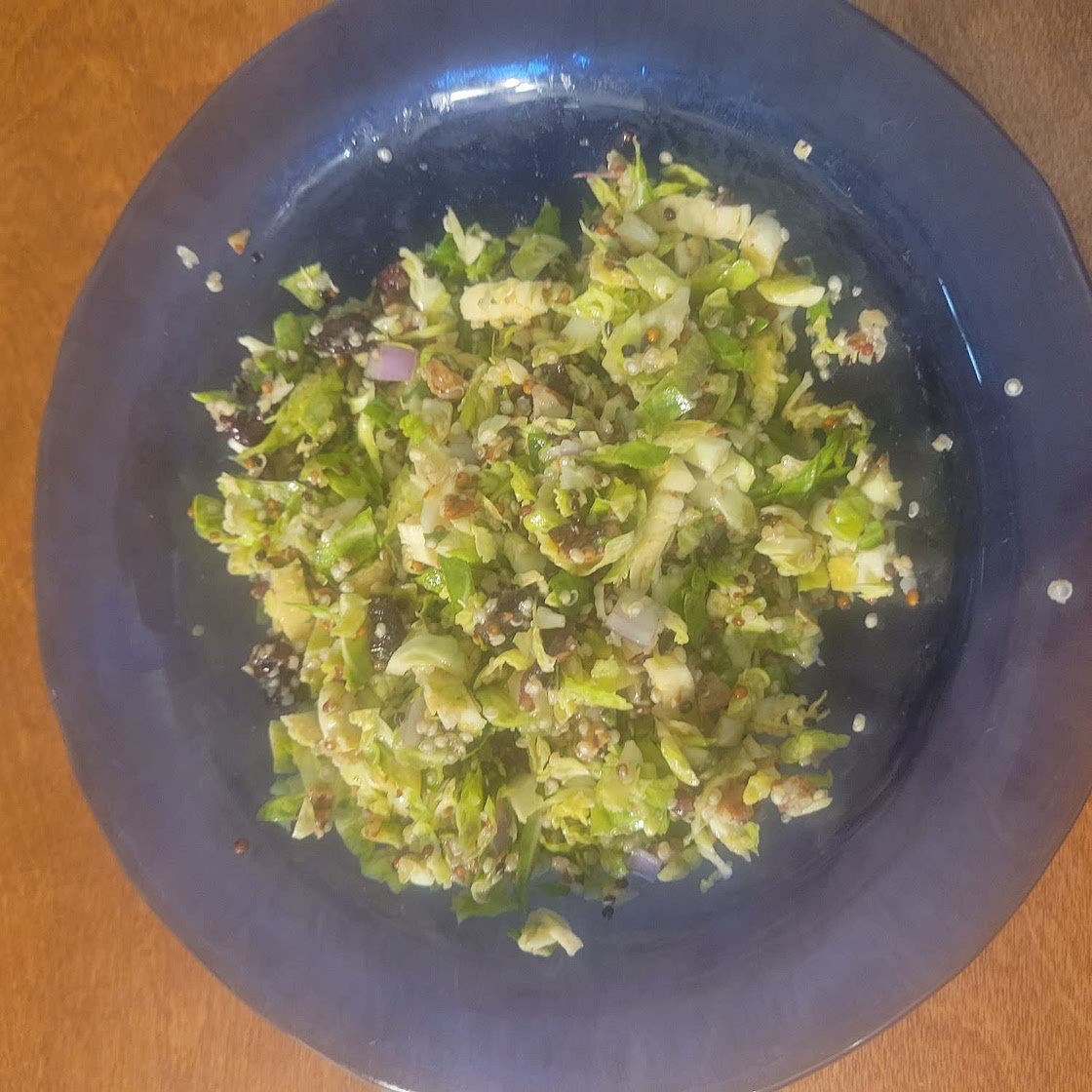 Brussels Sprouts, Cranberry and Quinoa Salad