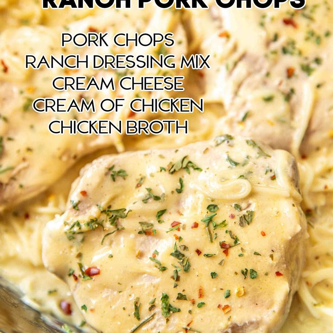 Ranch pork chops
