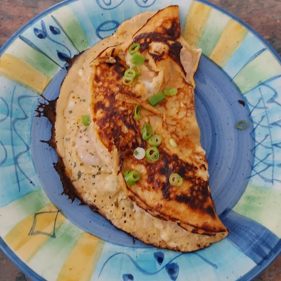 Lucky Cat Shrimp Omelette