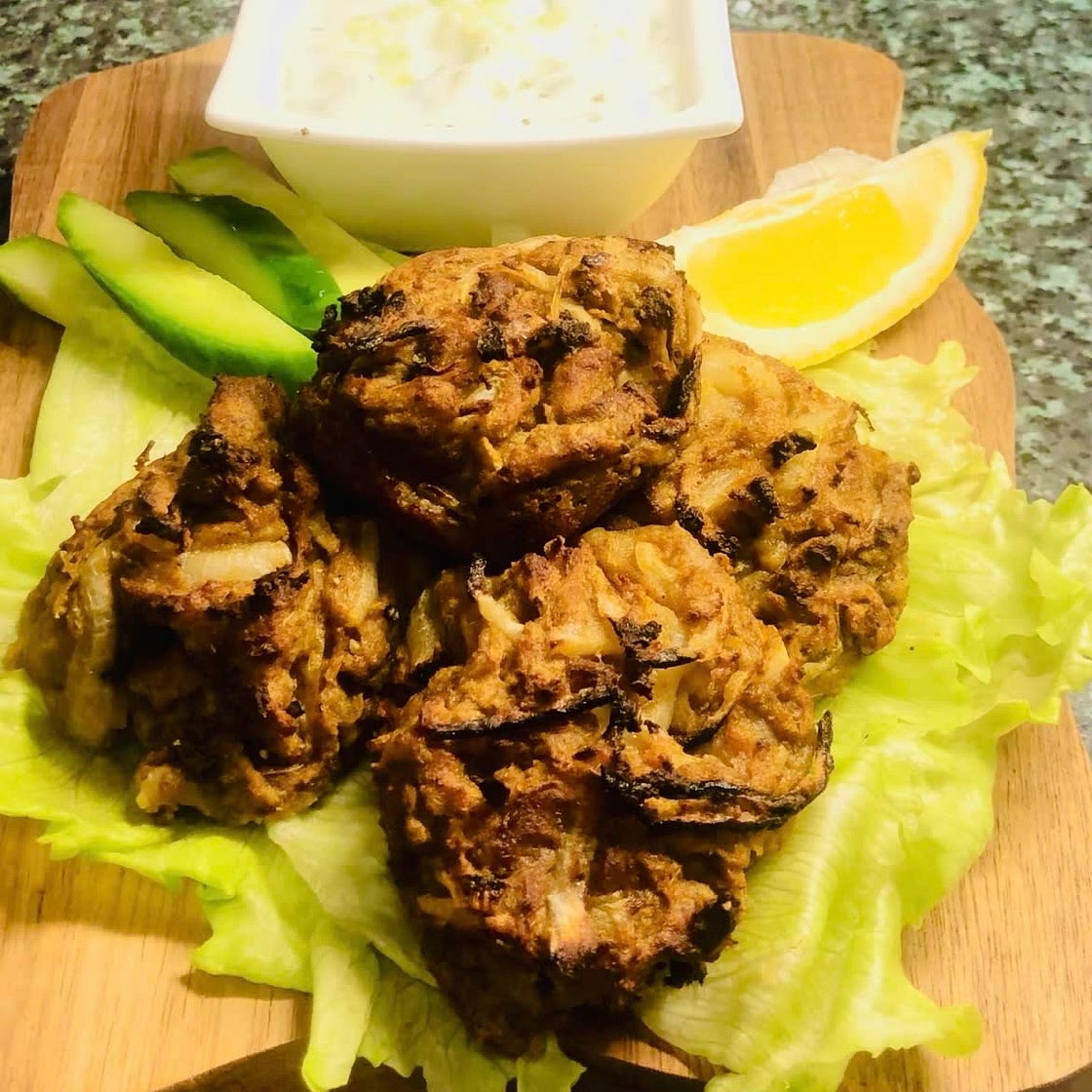 Vegan Onion Bhaji