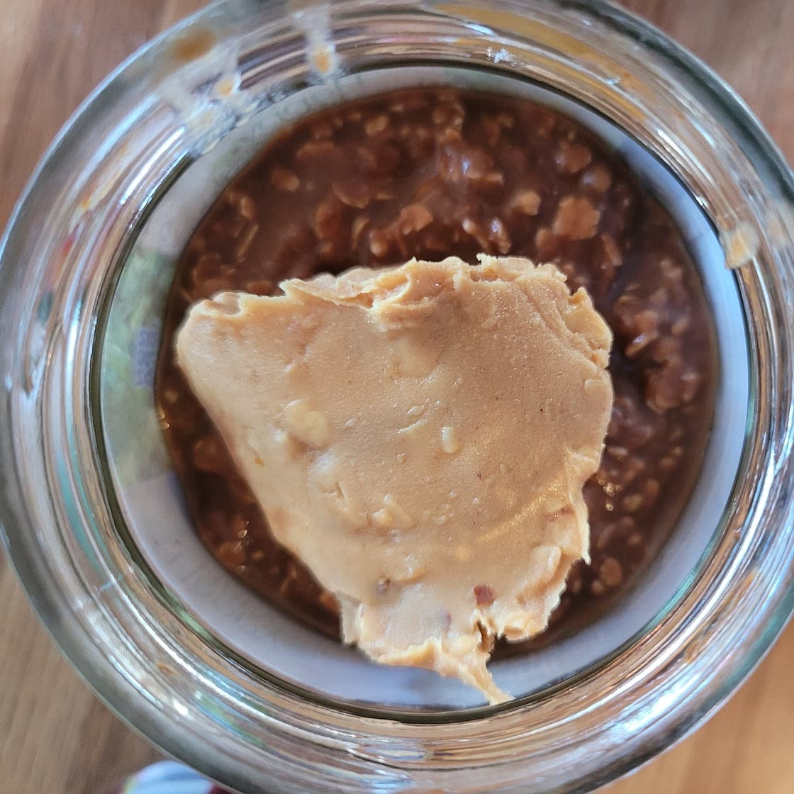Chocolate Peanut Butter Fudge Overnight Oats
