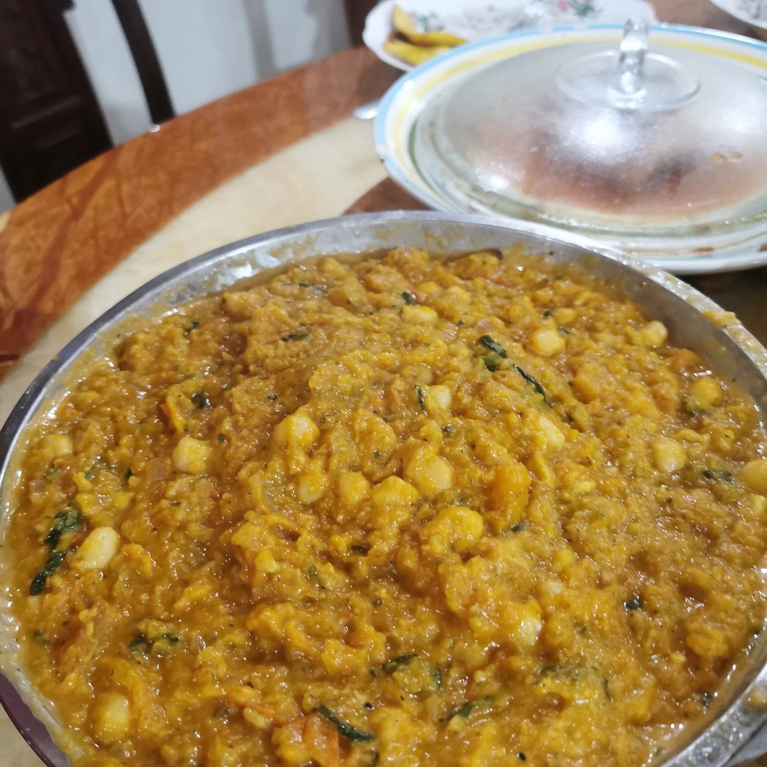 Roasted Butternut Squash and Chickpea Curry