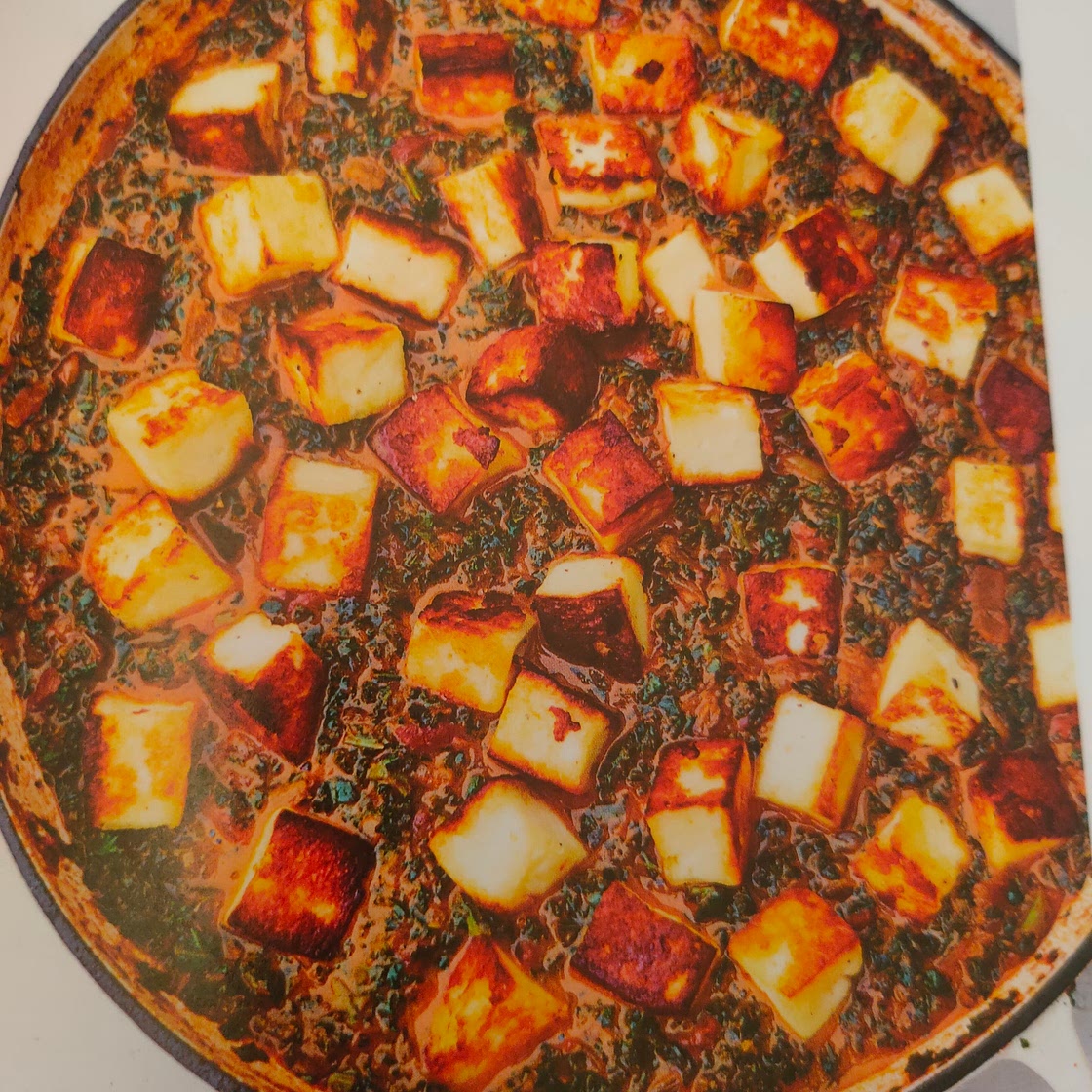 Paneer, Tomato and Kale Saag