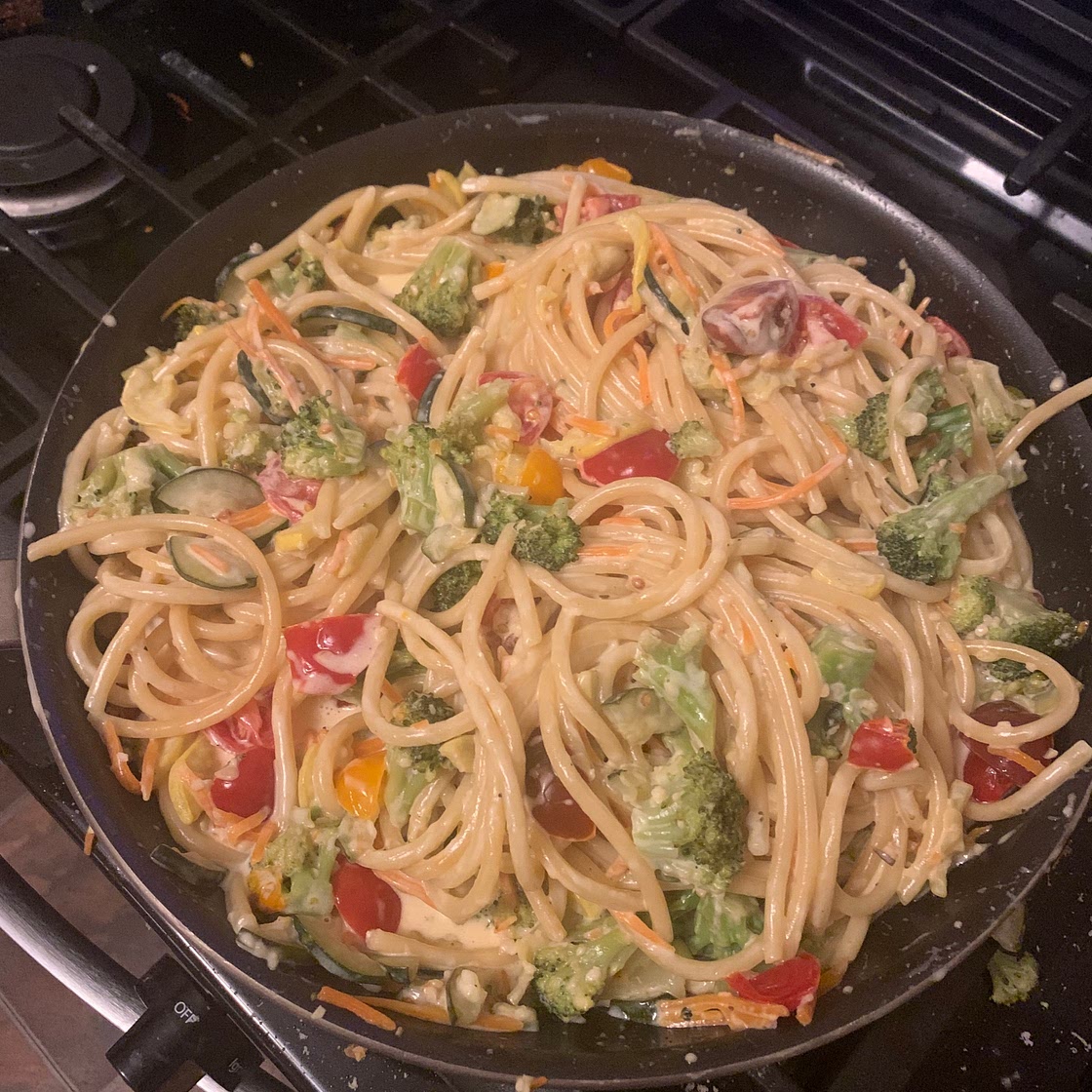 Creamy Pasta Primavera