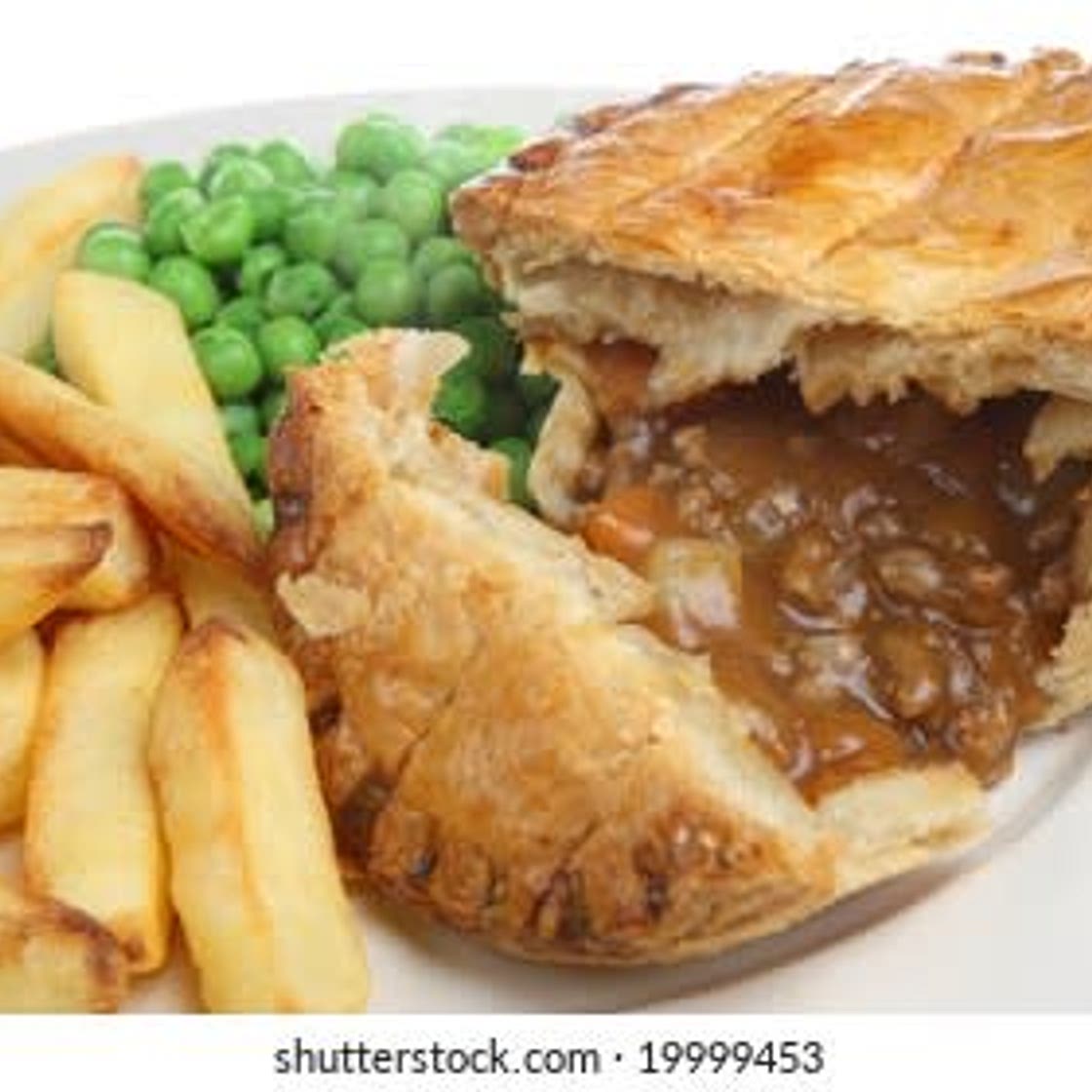 Pie and chips
