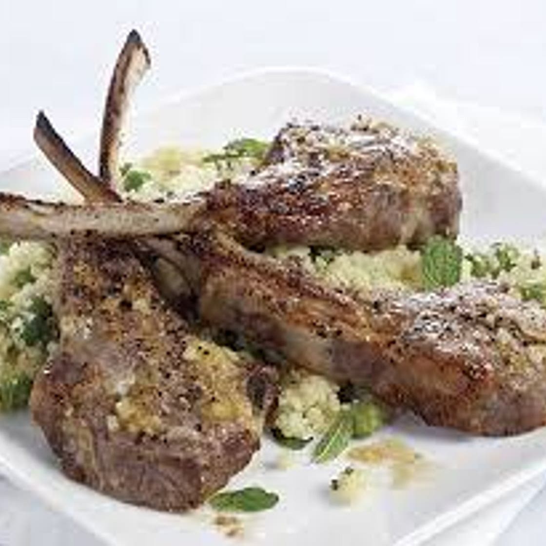 Minted lamb