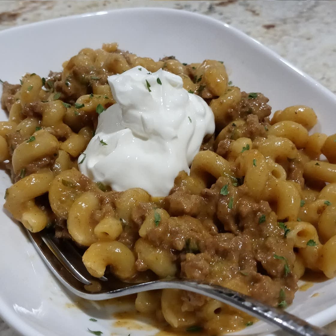Healthier Homemade One Pot Hamburger Helper