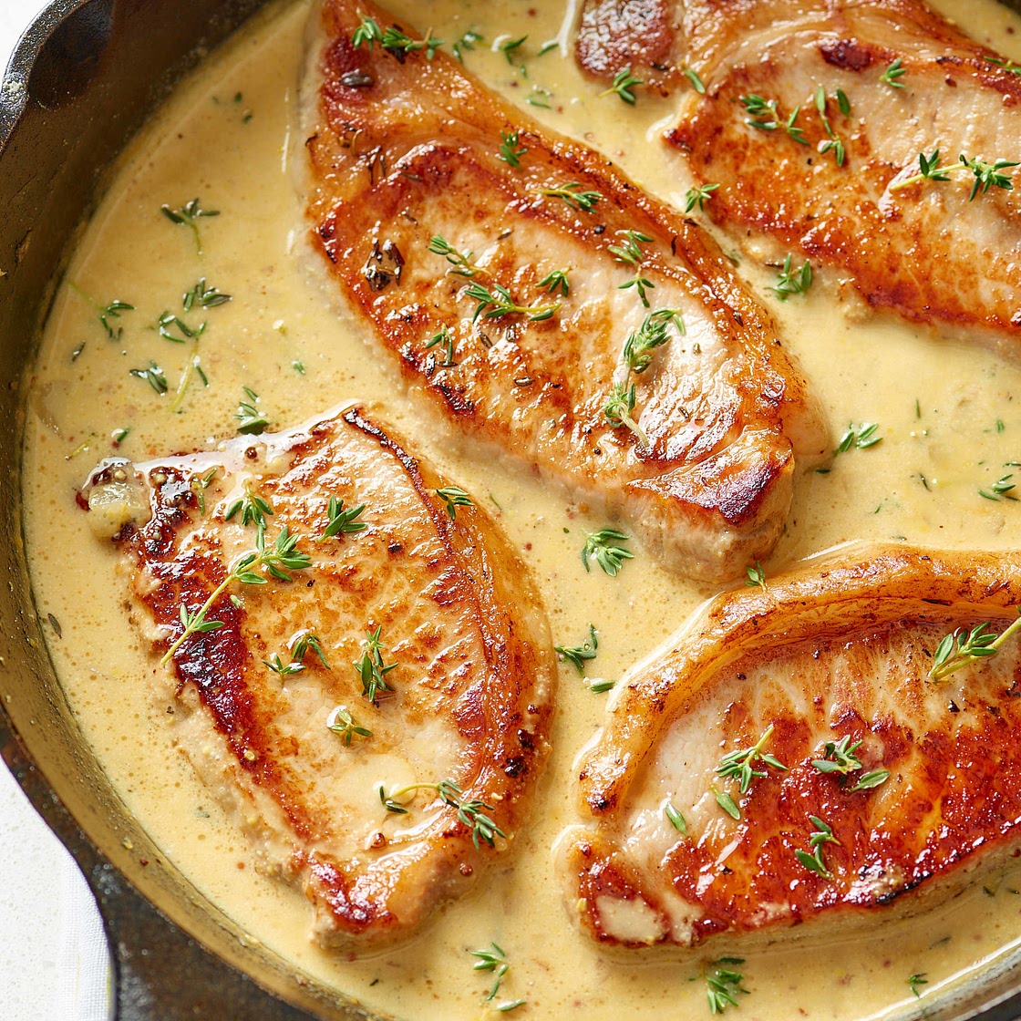 Creamy Mustard Pork