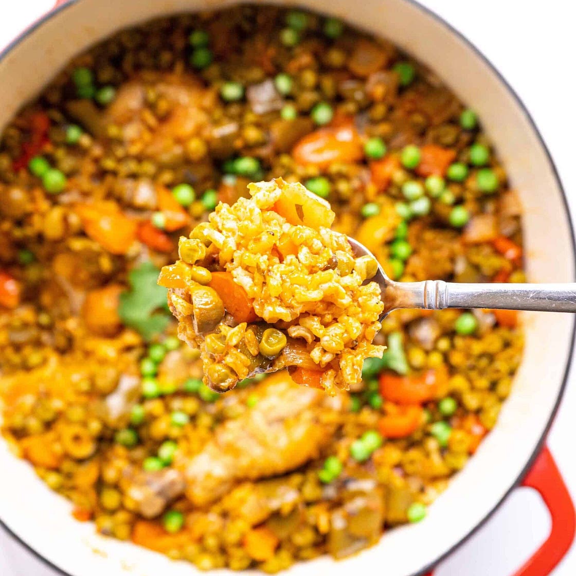 Authentic Puerto Rican Arroz Con Pollo