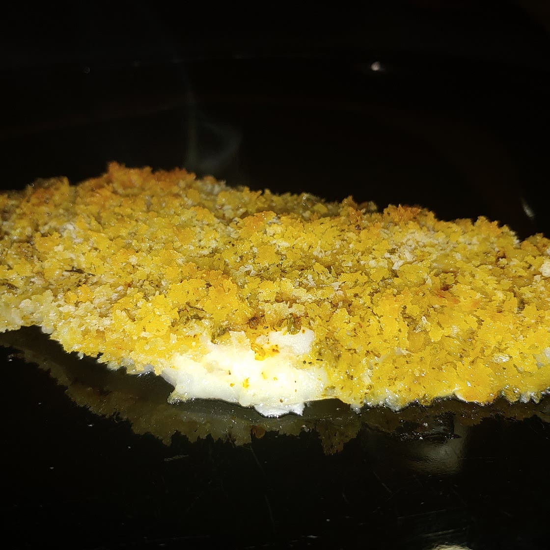 Flounder, oven-baked
