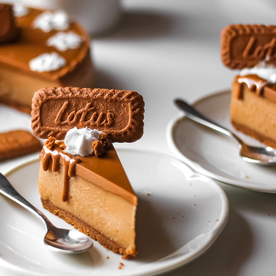 Vegan Biscoff Cheese cake