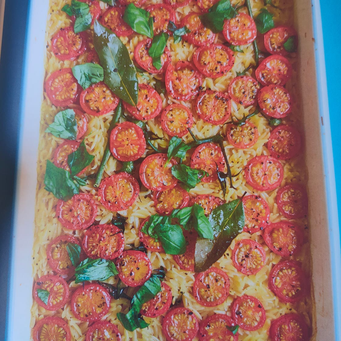 All-in-One Roasted Tomato and Bay Orzo with Black Pepper