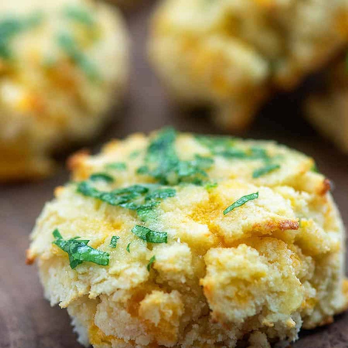 Keto Cheddar Bay Biscuits